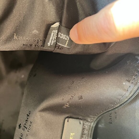 Kate Spade Black Kitt Nylon Medium Tote - Used - Excellent Condition - Picture 4 of 7